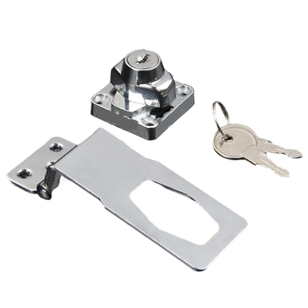 Compact Design Cabinet Lock Door Lock Metal Hasp Lock 2.5 Inches Cabin Door Lock Compact Design Furniture Lock