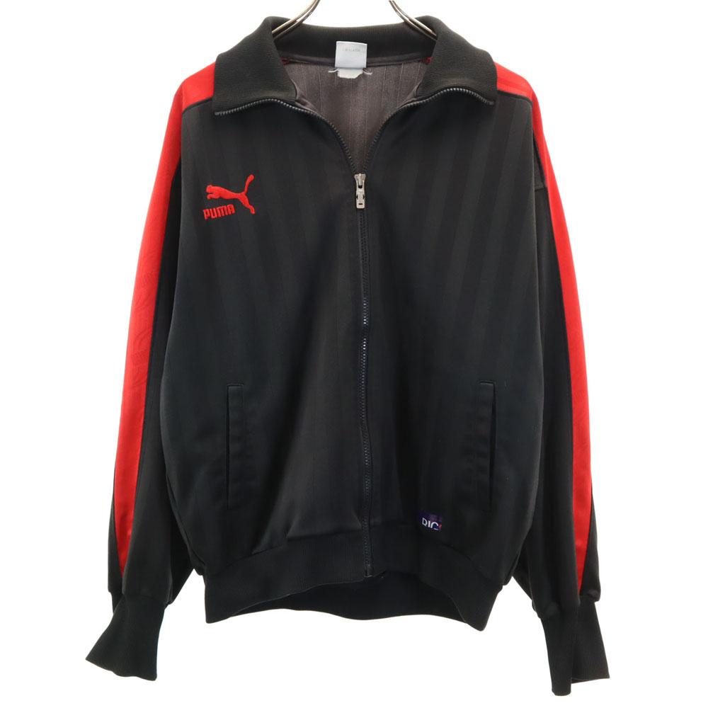 PUMA 90s Made in Japan Old Hit Union Back logo Track jacket black Jersey Men's Used