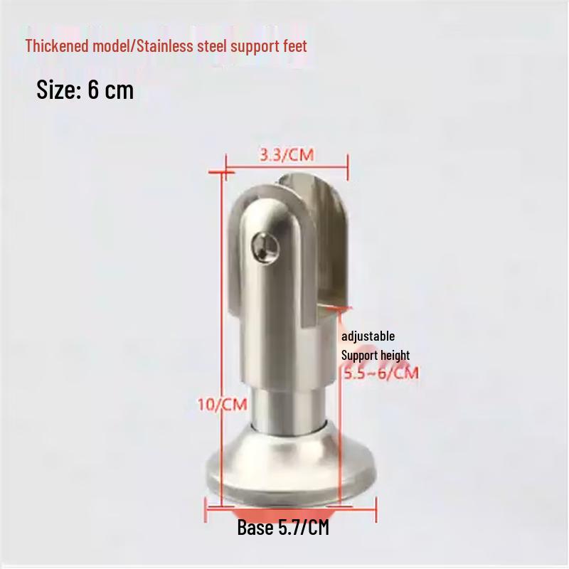 Minxi Stainless Steel Bathroom Partition Support Leg