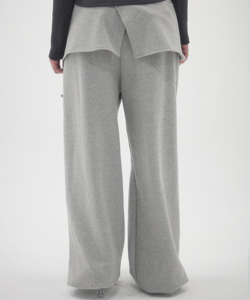 OOH-AHH Wrap Skirt Set Pants (Gray)