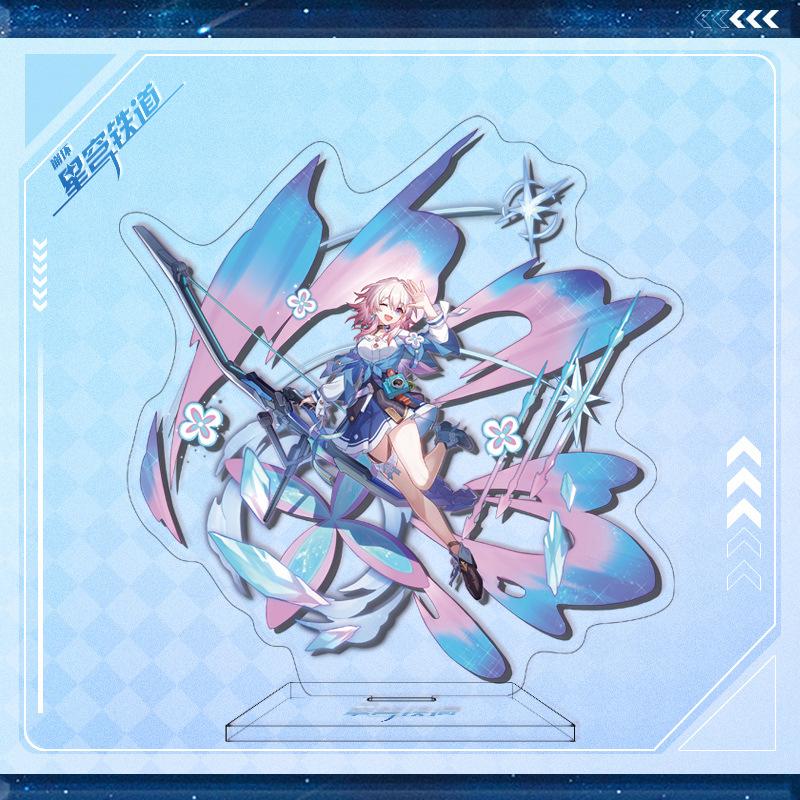 Spiel Honkai: Star Rail Stand Model Plate Perimeter 7. März Dan Heng Himeko Arlan Bronya Rand Figures Standee Brand Desk
