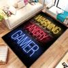 Game Console Symbols Cards Game Rug Teen Kawaii Living Room Bedroom Anime Carpet Children's Aesthetic Room Decor Furry Mat
