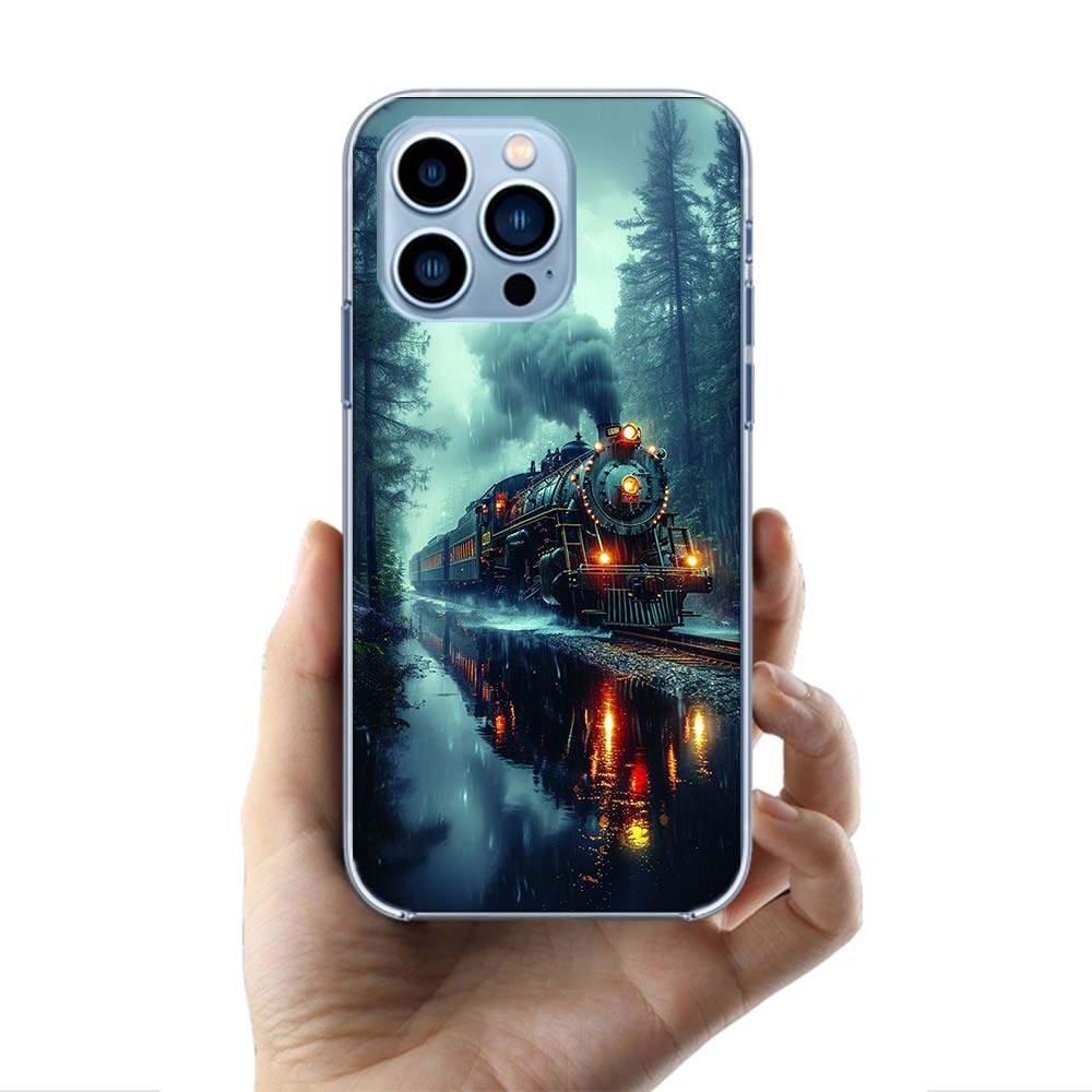Steam Train Cases Phone Case For Iphone 17E 16E 17 Air 16 Pro Max 15 Pro 14 Plus 11 13 12 Mini Cover Cases Compatible with Suita