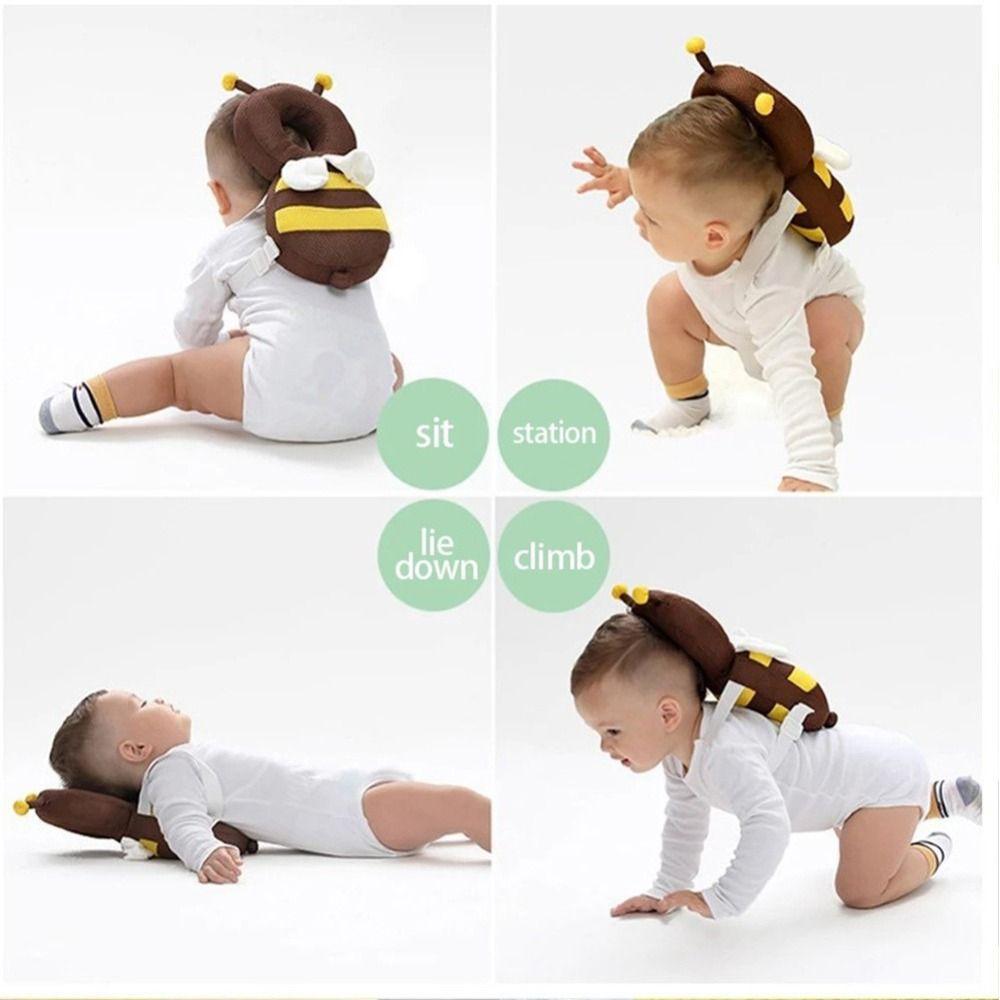 Kawaii Baby Kopfschutz Kissen Biene Kinder Schutzkissen Süßes Baby Anti-Sturz Kissen Säugling