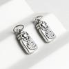 S999 Sterling Silver 3D Wealth Pendant & Charm Jewelry Set