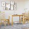 VidaXL Ensemble à manger Panama 3 pcs bois de pin massif, ensemble de table à manger, table et chaises de cuisine, ensemble 3345194