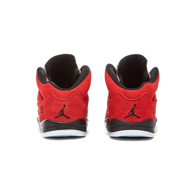 Air Jordan 5 Retro TD Raging Bull 2021 Baby Sneakers Red Varsity-Red Black 440890-600