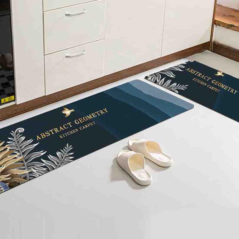 

Брудостійкі протиковзкі кухонні килимки в скандинавському стилі - абсорбент для масла та води 40x200 cm