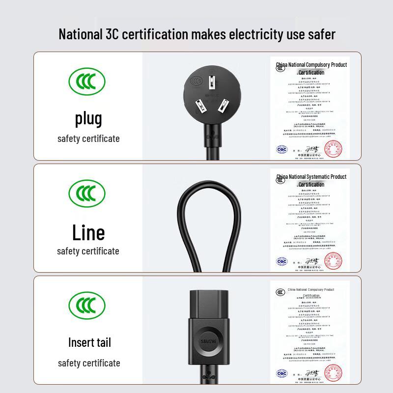 SAMZHE DY-01 PC Power Cord
