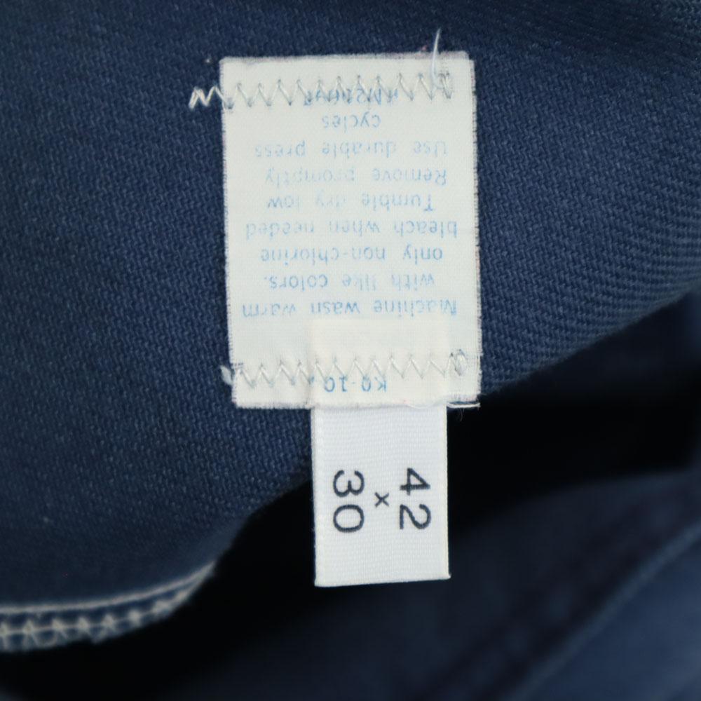 Dickies 80s Talon Zip Vintage Work Pants W42 Blue Biggs Men's Used