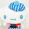 Sanrio Cinnamoroll Gingham Denim Mascot Plush Toy Cinnamon
