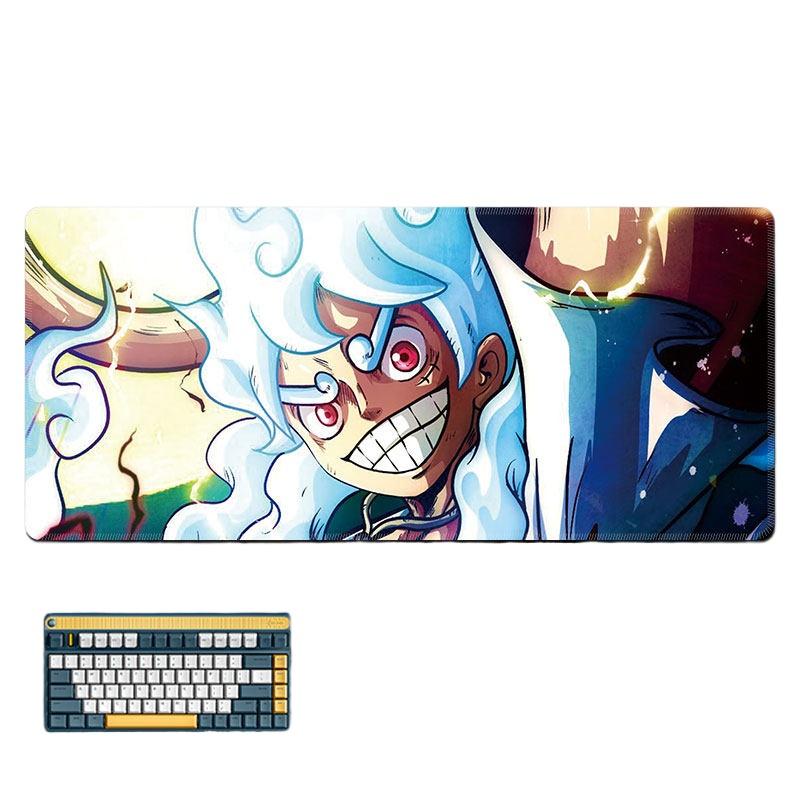 

ONE PIECE Leather Mouse Pad Boys Roronoa Zoro Large Size Gaming Keyboard Pad Office Mouse Pad Anime Oversized Anime 30x60x0.2cm
