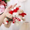Kids Gift Ornament Mobile Phone Hanging Car Key Ring Christmas Decorations Plush Keychain Key Chain