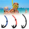 Breathing Tube Professional Scuba Diving Snorkel With Float Mechanism Splash-guard And Top Valve Suitable For Snorkeling Swimm