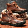 39-48 Spring/fall Leather Boots Men Boots  Leather Casual Leather Shoes Men Ankle Boots