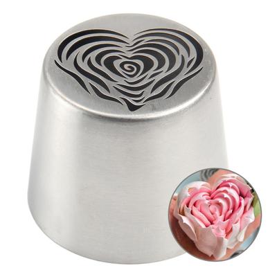 Bocchette per Pasticceria a Fiore Russe Ugelli per Rose Acciaio Inossidabile Ugello Extra Large per Glassa