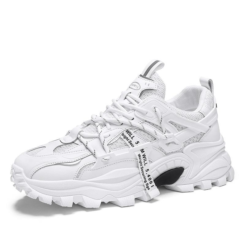 Platform dad shoes men's spring new versatile spring and autumn sports men's shoes lightweight shoes ins