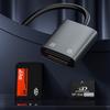 2-в-1 Кардрідер Xd Ms з USB + Type-C Адаптером для Ноутбука Комп'ютера ПК Планшета Телефона Для iPad USB-C Конвертер Для Lightning