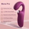 Clitoral Sucking Vibrator for Women, 2-in-1 G Spot Sucker & Dildo Vibrators with 10 Suctions & Vibrations, Waterproof Flexible Finger Anal Nipple