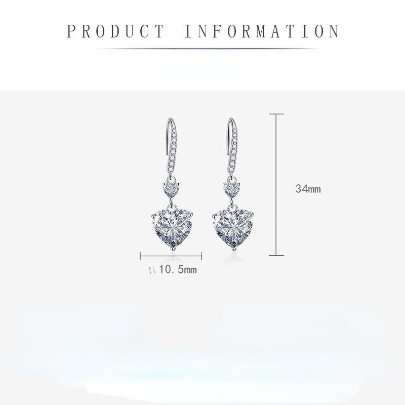 Sace Gems Classic Copper Alloy Zircon Earrings Ladies Jewelry Wedding Promise Party Gift