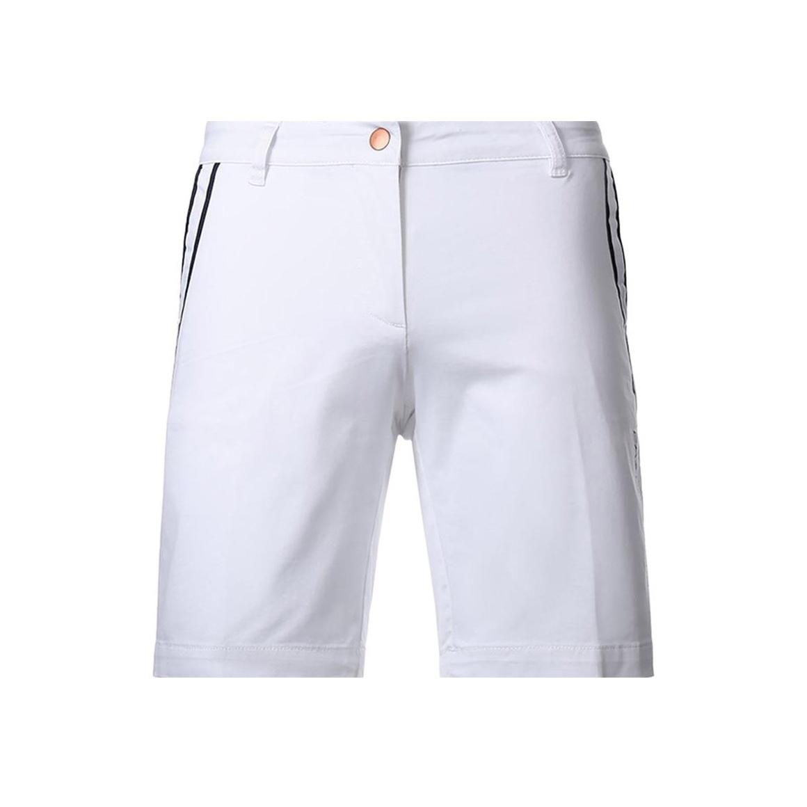 Emporio Armani EA7 Хлопковые шорты на кулиске в полоску Женские шорты Белый 3HTS56-TN29Z-1100 XXL