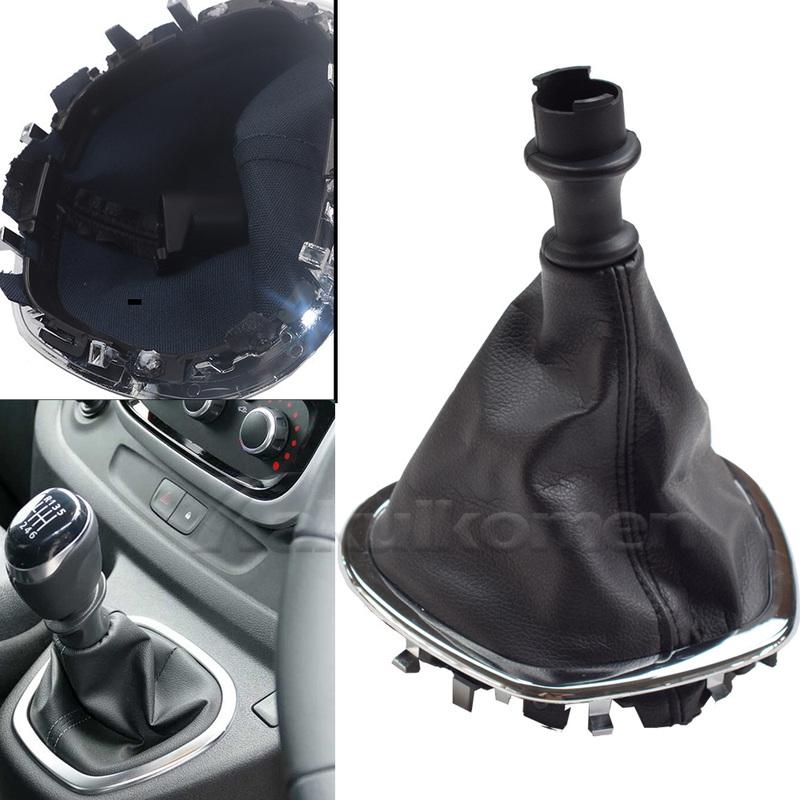 New Durable Gear Shift Knob Boot Lever Gaitor Shifter Dust Jacket For Renault TRAFIC 3 III VIVARO 2014- Gearbox Gaiter Stick