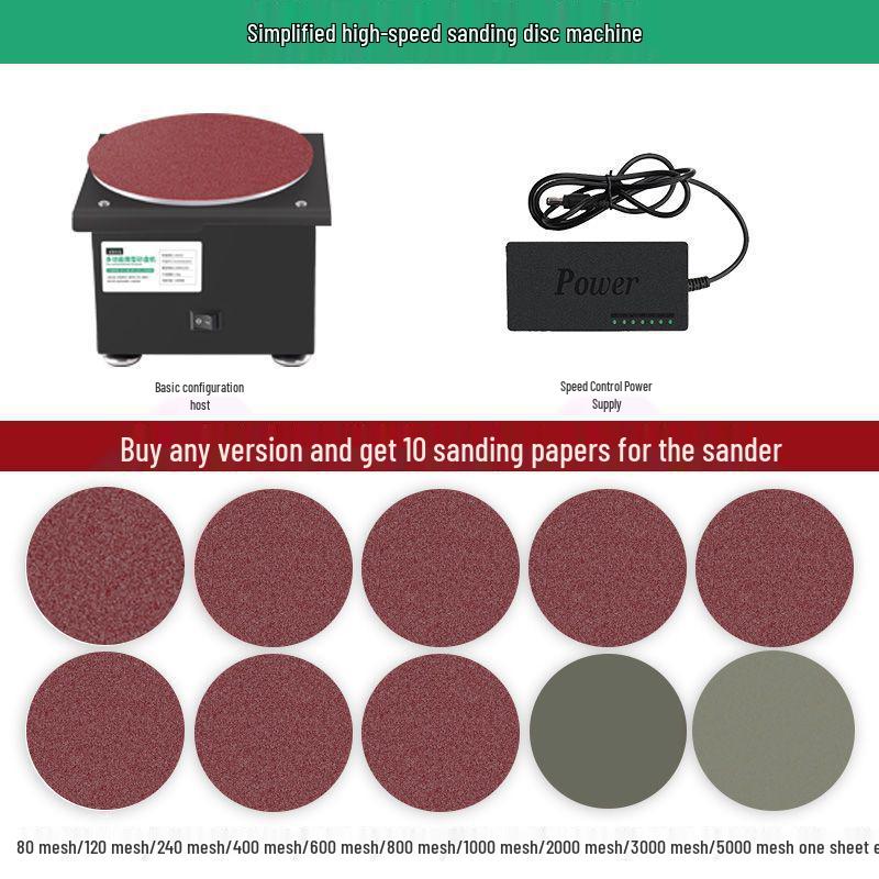 Compact Electric Belt Sander for DIY - High-Speed Sanding, Knife Sharpening, and Desktop Grinding/Polishing Machine.
