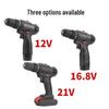 High-Power 12V Rechargeable Lithium Battery Drill & Screwdriver Set