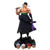 One Piece Anime Large 50cm Five-Headed Eagle Carrying Knife Domineering Zoro Collectible Statue Model Figure Ornament Gifts