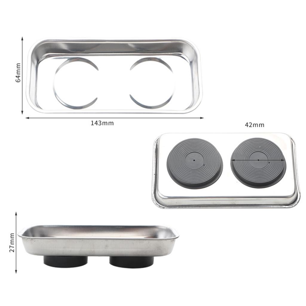 Durable Magnetic Parts Bowl Stay Organized and Efficient with This Heavy Duty Steel Parts Tray Reliable Parts Container