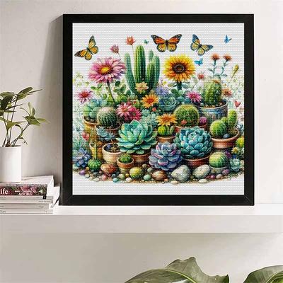 New Arrival 5D DIY Full Circle Diamond Painting "Flower Arrangement" Embroidery Cross Stitch Home Decor Gift