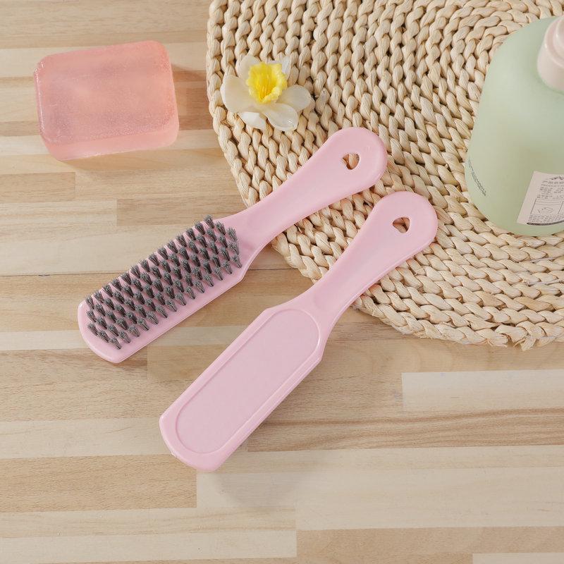 Soft Bristle Shoe and Clothes Cleaning Brush with Hanging Long Handle