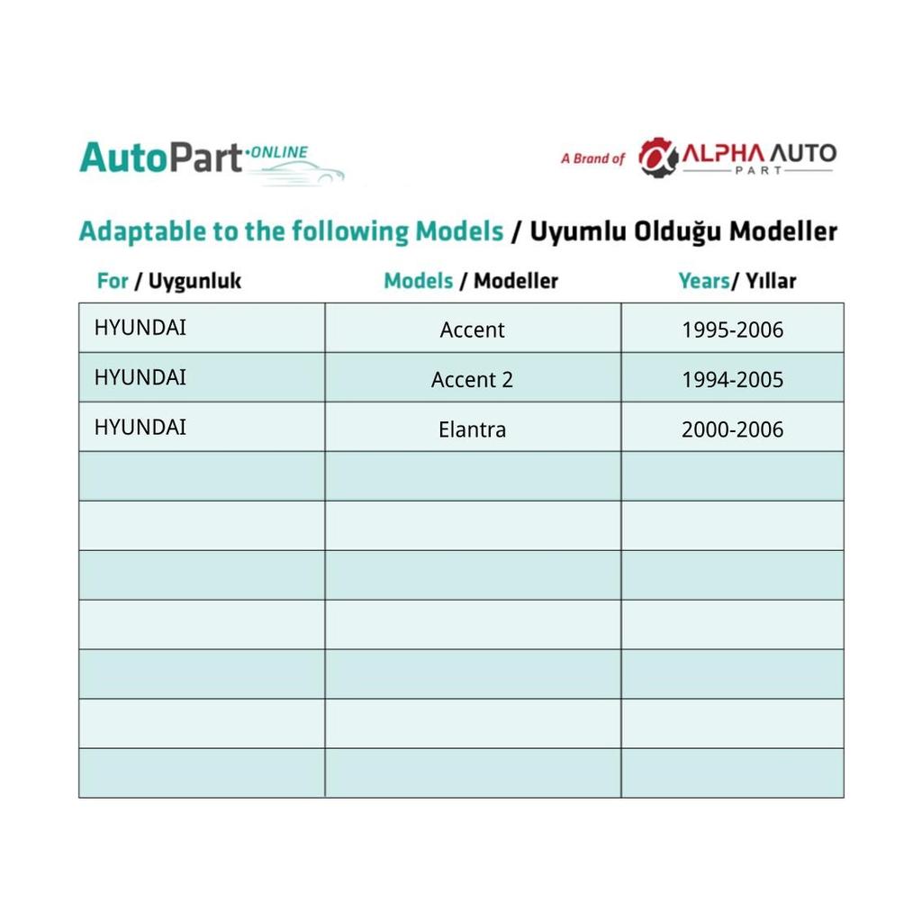 Window Edge Clip for Hyundai