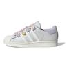 adidas Originals Superstar Versatile Comfortable Low-Top Sneakers Women Sneakers Silver Purple IF1804