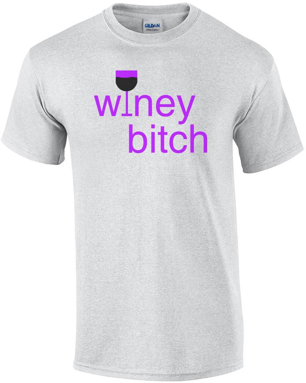 Winey Bitch - funny t-shirt 2XL