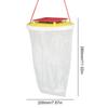 1-5 pezzi Raccogli mosche da appendere Uccidi mosche Controllo parassiti Trappola per mosche riutilizzabile Sacchetto esca per mosche Non tossico con esca per Raccogli mosche da appendere in giardino
