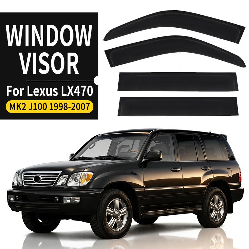 Compatible Rain and Sun Visor for Lexus LX450 LX470 LX570 LX500 Window