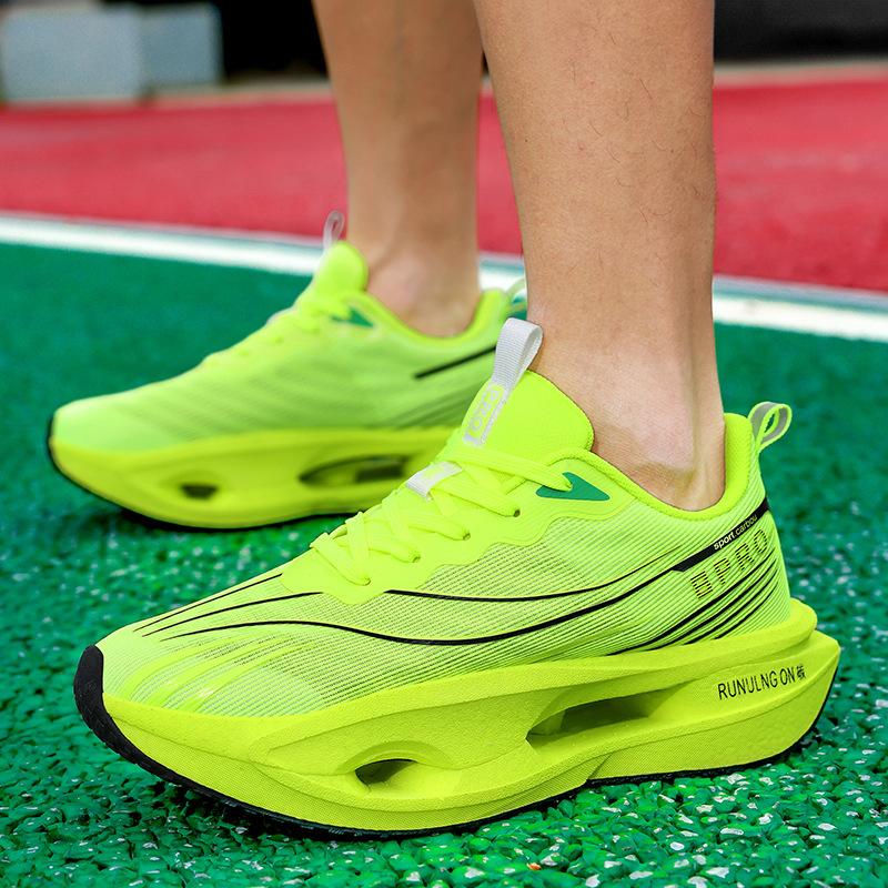 Friction Sound Real Explosion Soft Bottom Breathable Racing Running Shoes Men and Women Versatile Shock Absorption Non-slip Couple Casual Sports Shoes