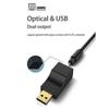 Bluetooth 5.0 o Transmitter with SPDIF, Low Latency Optical Adapter for Switch
