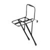 Silver Aluminum Alloy Bike Front Carrier Rack Foldable Luggage Holder for Bicycle Commuting and Cargo