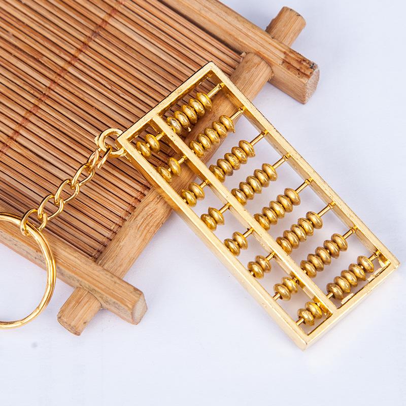 

Metal Abacus Keychain Keyring Gold Sliver Keychains For Keys Women Jewelry Esin Handbag Pendant Cute Keychain Accessories New onesize
