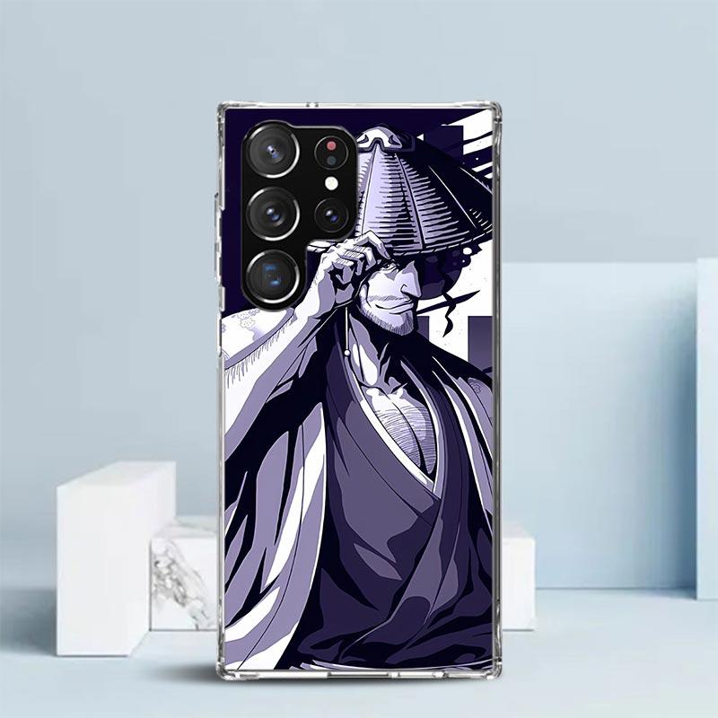 Bleach Kyoraku Shunsui Soft Cover for Samsung Galaxy S25 Edge S26 S24 S23 Ultra Phone Case S22 S21 Plus S20 FE Print Pattern She