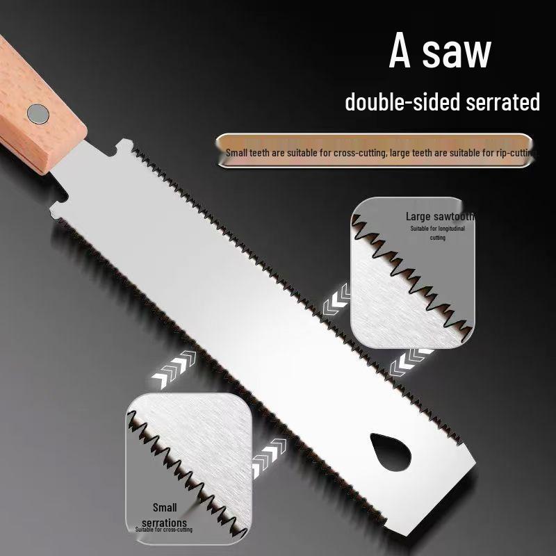 Handheld Super Fine Woodworking Saw with Wooden Handle