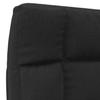 Floor Chair Foldable Black Fabric
