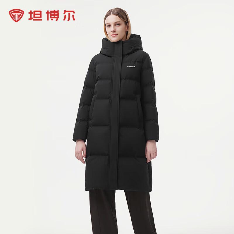 Tanboer Women's Hooded Mid-length Winter Down Jacket 510760A