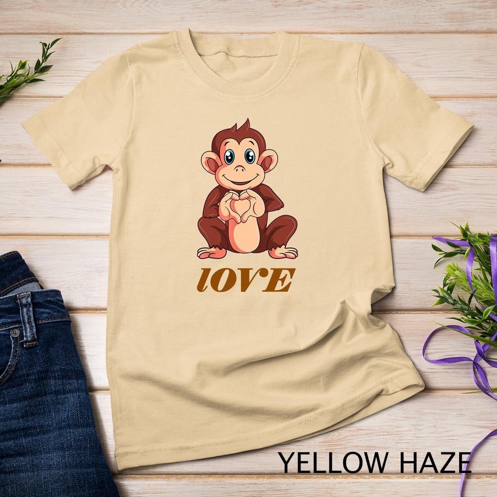 

Monkey Lover Girls Boys Kids Women T-Shirt Unisex T-shirt S
