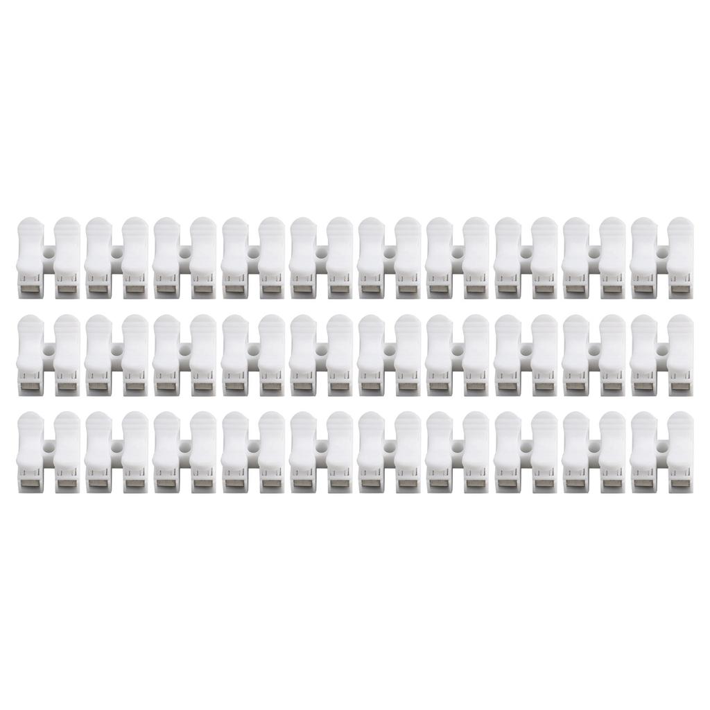 30Pcs CH2 Spring Quick Wire Connector  Terminal Block  Reliable Connection for LED Strip Light  Easy and Fast Installation