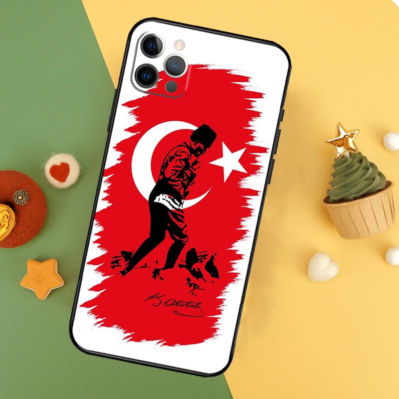 

Mustafa Kemal Ataturk Phone Case For iPhone 17 17Air 16 16E 15 14 13 12 11 Pro Max 12 13 Mini Shockproof Cover iPhone 14Pro MAX