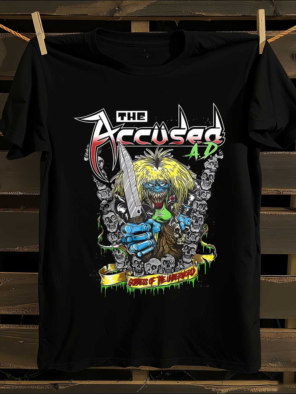 The Accused A.D. Punk Logo T-Shirt XL
