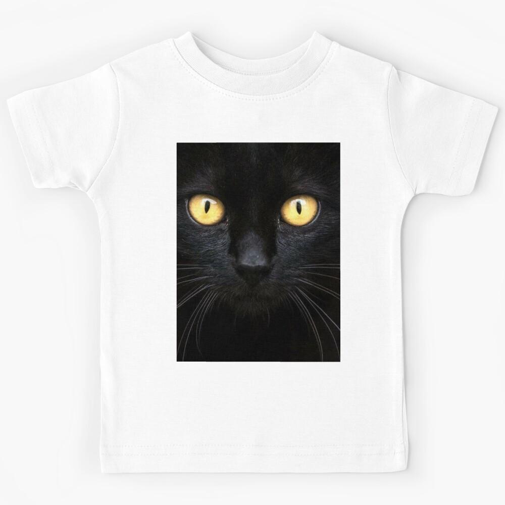 Black Cat Look Kids T-Shirt 160